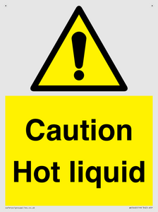 Caution Hot liquid